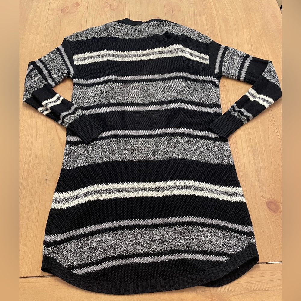 St. John’s Bay Small Striped Cardigan - Picture 2 of 4